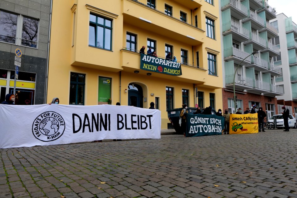 Dannenrod forest protest at green party headquarter Berlin 2020-10-28 84
