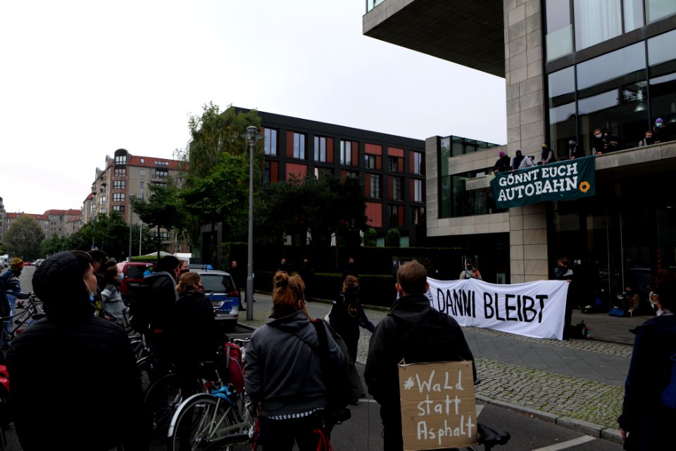 Dannenrod forest protest at Hesse representation Berlin 2020-10-02 118
