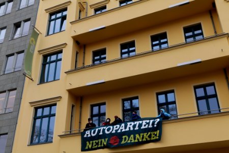 Dannenrod forest protest at green party headquarter Berlin 2020-10-28 57
