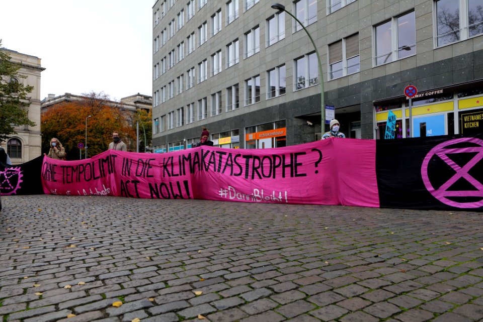 Dannenrod forest protest at green party headquarter Berlin 2020-10-28 86
