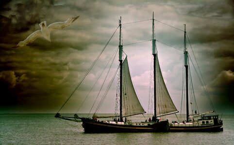 Water sea ship