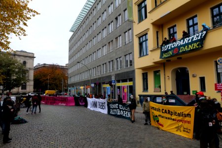 Dannenrod forest protest at green party headquarter Berlin 2020-10-28 80