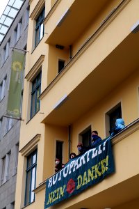 Dannenrod forest protest at green party headquarter Berlin 2020-10-28 52