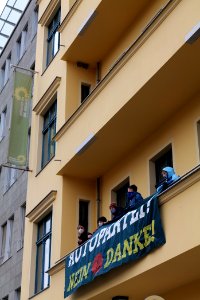 Dannenrod forest protest at green party headquarter Berlin 2020-10-28 53