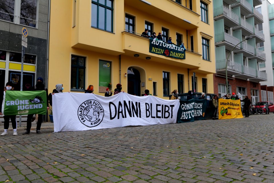 Dannenrod forest protest at green party headquarter Berlin 2020-10-28 42