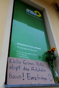 Dannenrod forest protest at green party headquarter Berlin 2020-10-28 40