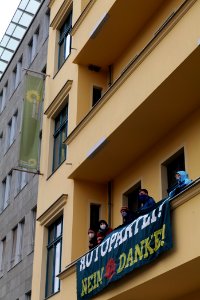 Dannenrod forest protest at green party headquarter Berlin 2020-10-28 54