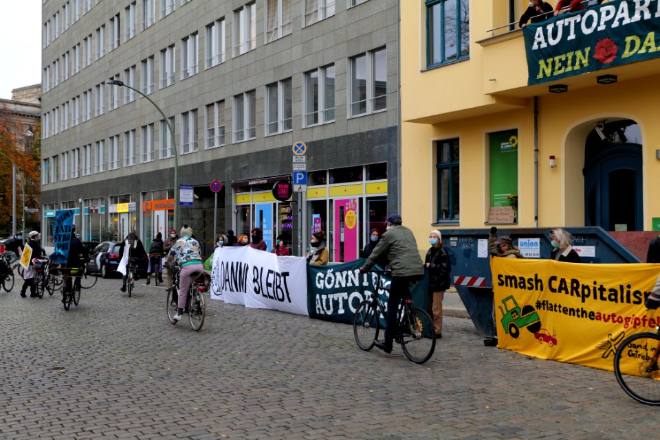 Dannenrod forest protest at green party headquarter Berlin 2020-10-28 66