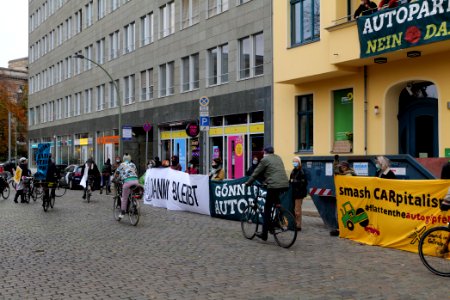 Dannenrod forest protest at green party headquarter Berlin 2020-10-28 66