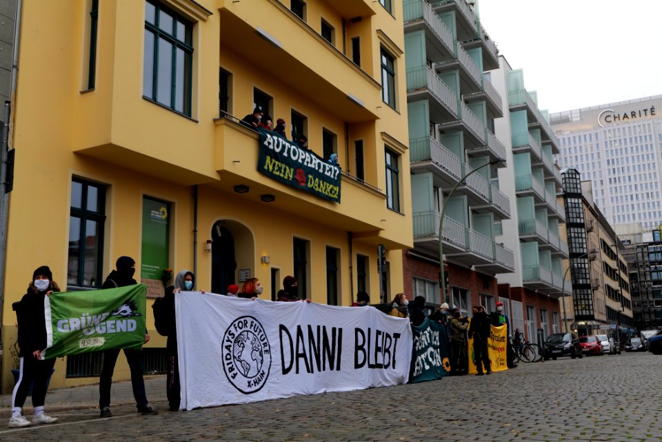 Dannenrod forest protest at green party headquarter Berlin 2020-10-28 46