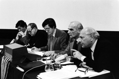 De heer Lubbers, bisschop Ernst, prof. Boeken, generaal majoor Von Meijenfeldt e, Bestanddeelnr 930-2052