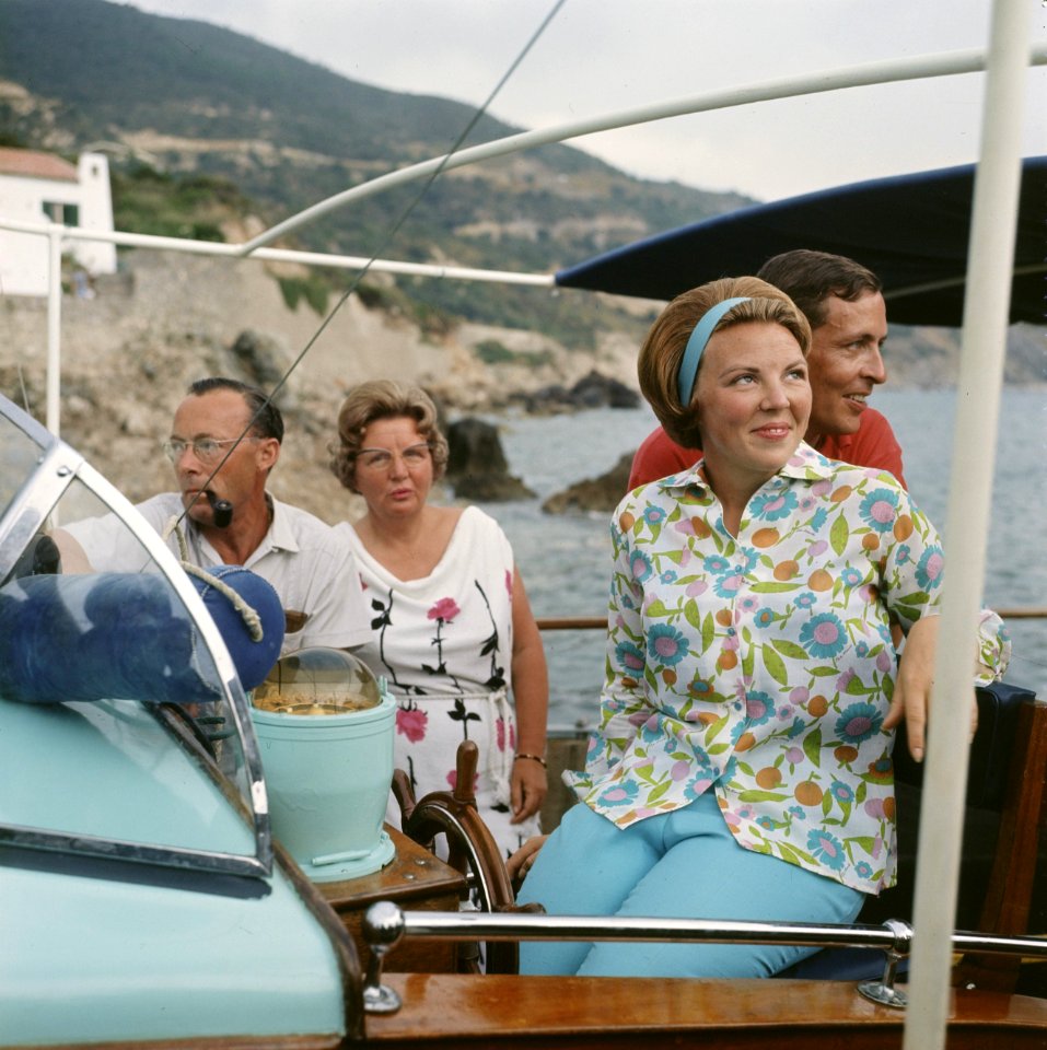De koninklijke familie op de zeilboot, Bestanddeelnr 254-7158