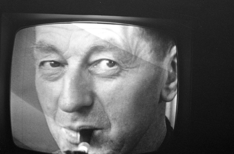 De heer Koekoek (foto van TV af genomen), Bestanddeelnr 918-9817