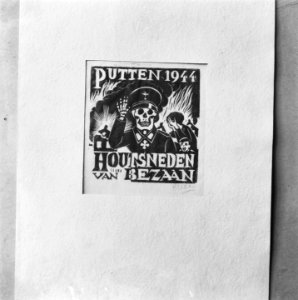 De kustenaar Bezaan maakte een serie houtsnedes van de tragedie in Putten, Bestanddeelnr 901-0051