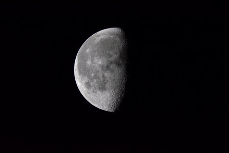 Natural moon half moon