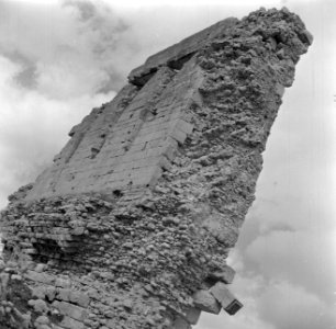 De kuststrook bij Atlit in de buurt van Haifa met de ruine van een kasteel uit d, Bestanddeelnr 255-1482