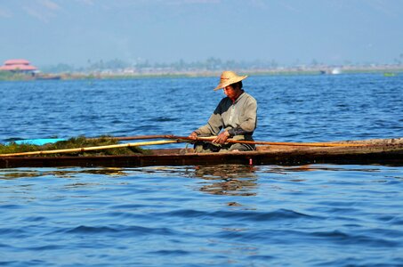 Lake inle inlesee myanmar photo