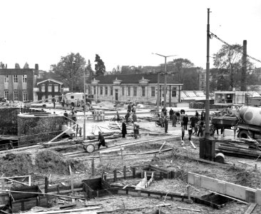 De Hortusbrug bijna gereed, afwerken van de Hortusbrug, Bestanddeelnr 911-6829