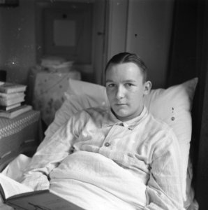 De jongste man die gearresteerd werd door de Duitsers in oktober 1944. Hij was t, Bestanddeelnr 901-0036