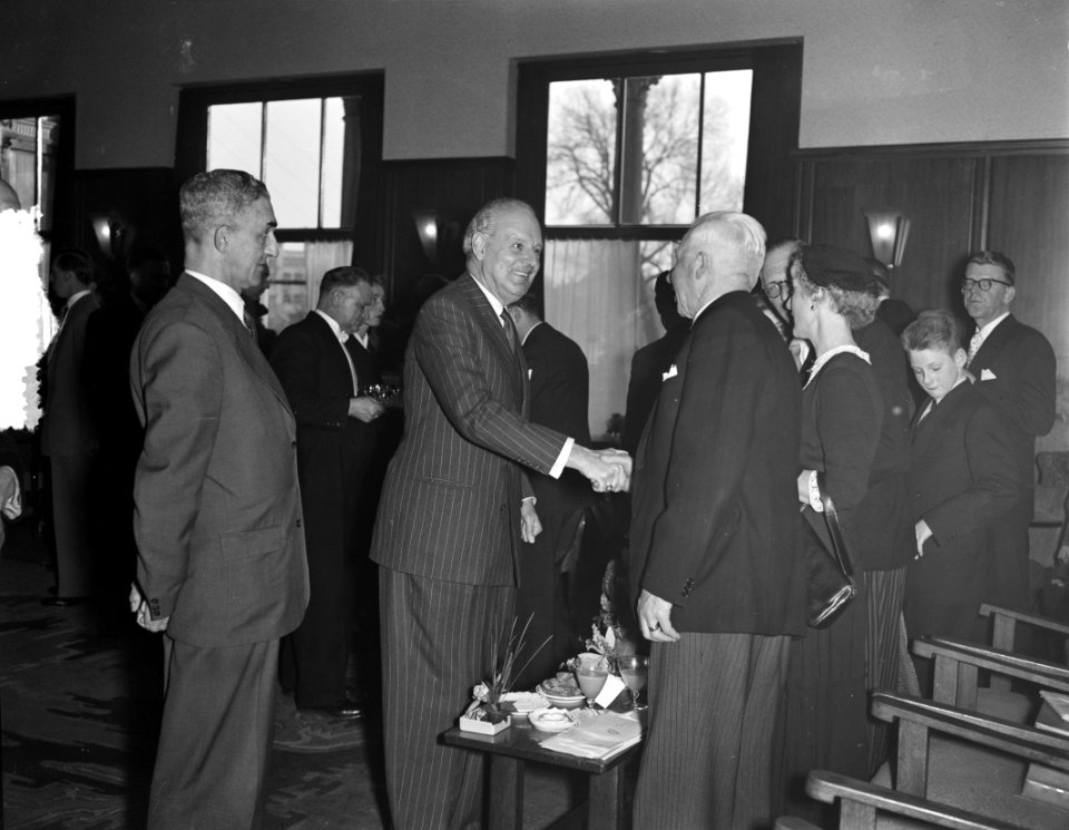 De heer Vrij 15 jaar receptie ICC Amsterdam, Bestanddeelnr 906-9983