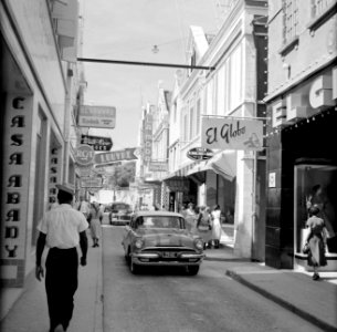 De Heerenstraat in Willemstad, Curaçao, Bestanddeelnr 252-3348