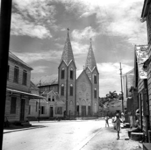 De houten Rosakerk aan de Prinsenstraat in Paramaribo, Bestanddeelnr 252-6072