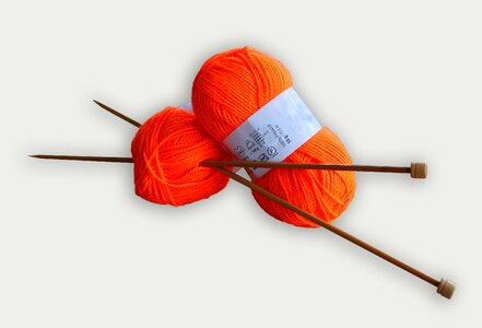 Knitting needles hobby handwork