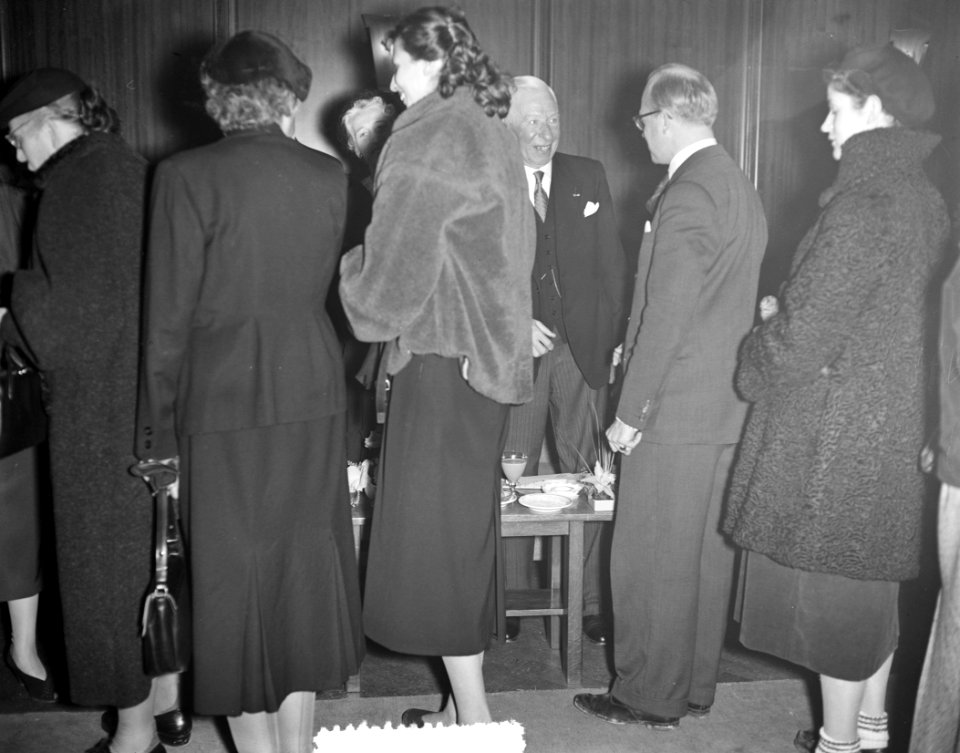 De heer Vrij 15 jaar receptie ICC Amsterdam, Bestanddeelnr 906-9985