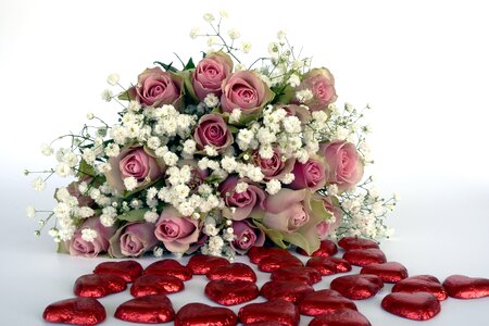 Pink white heart
