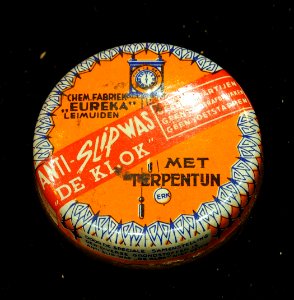 De Klok, anti slip was, Chemische fabriek Eurela, Leimuiden