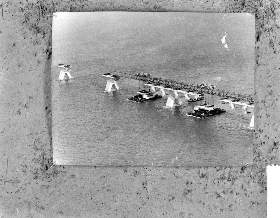 De Oosterscheldebrug werkzaamheden, Bestanddeelnr 917-5723