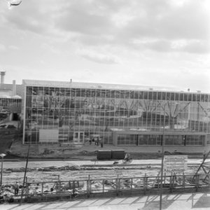 De nieuwe Amstelhal bij de RAI, Amsterdam, bijna gereed, Bestanddeelnr 922-7576