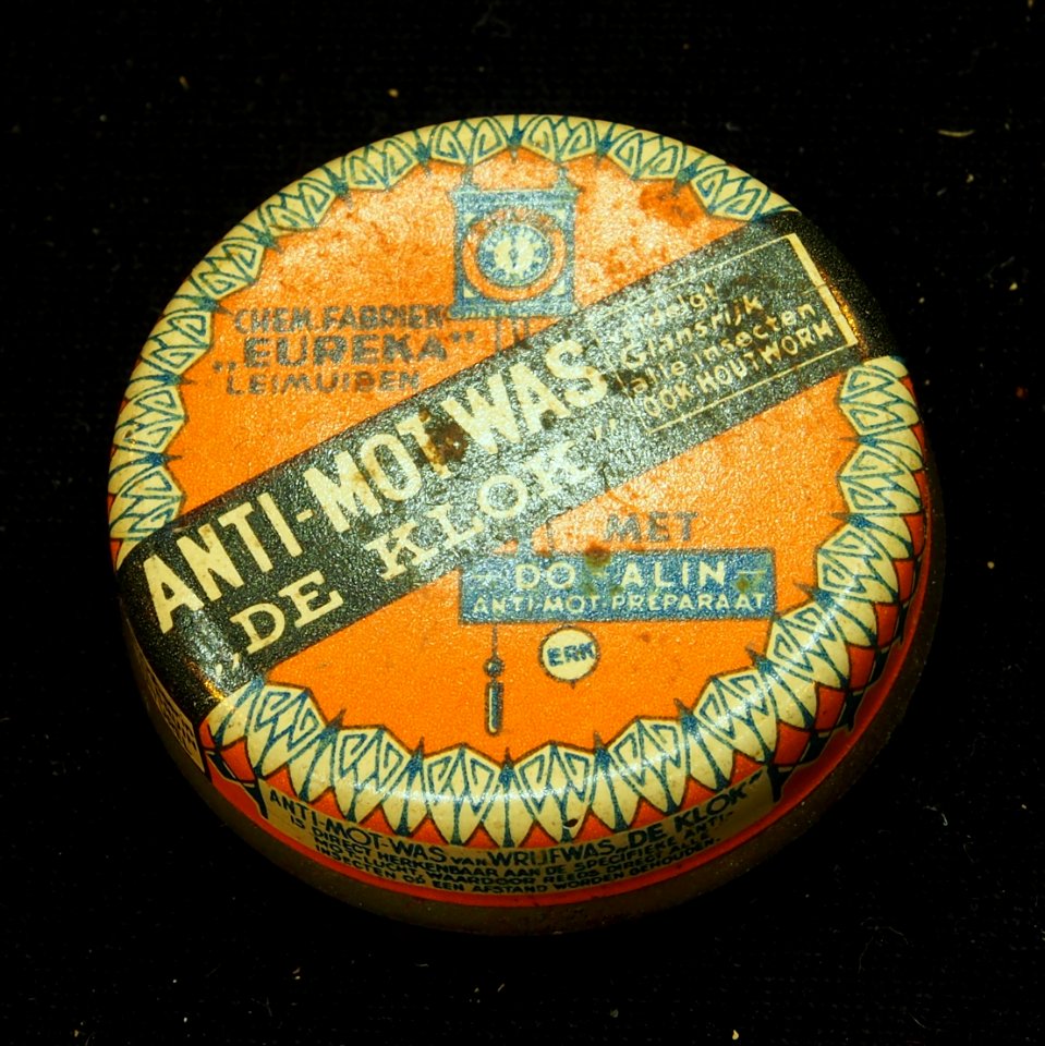 De Klok, anti mot was, Chemische fabriek Eurela, Leimuiden