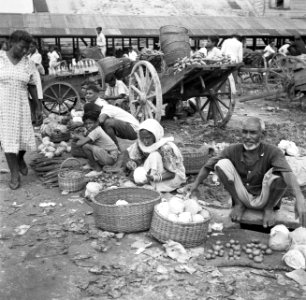 De markt in Paramaribo, Bestanddeelnr 252-6126