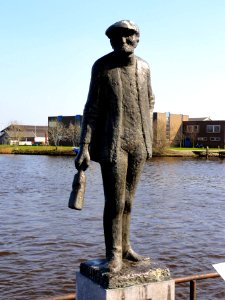 De oude veerman Arie Teeuwisse Genemuiden 2
