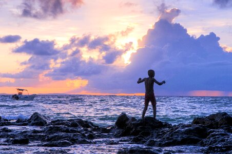 Sunset sea madagascar