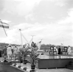 De onthulling van het Autonomie-monument in Willemstad, Bestanddeelnr 252-3739