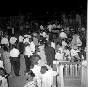 De ontvangst bij de Pasanggrahan in Philipsburg op Sint Maarten, Bestanddeelnr 252-4121