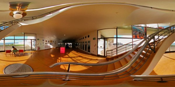 De La Warr Pavilion staircase (360 panorama)