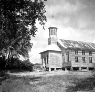 De kerk in het christelijke boslandcreooldorp Ganzee, Bestanddeelnr 252-5857