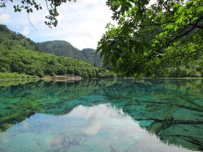 Jiuzhaigou the scenery lake