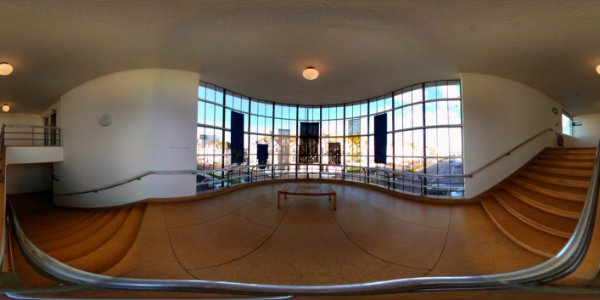 De La Warr Pavilion front stairwell (360 panorama) photo