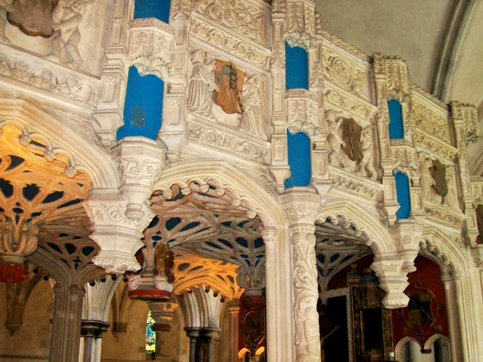 De la Warr chantry (detail) Boxgrove