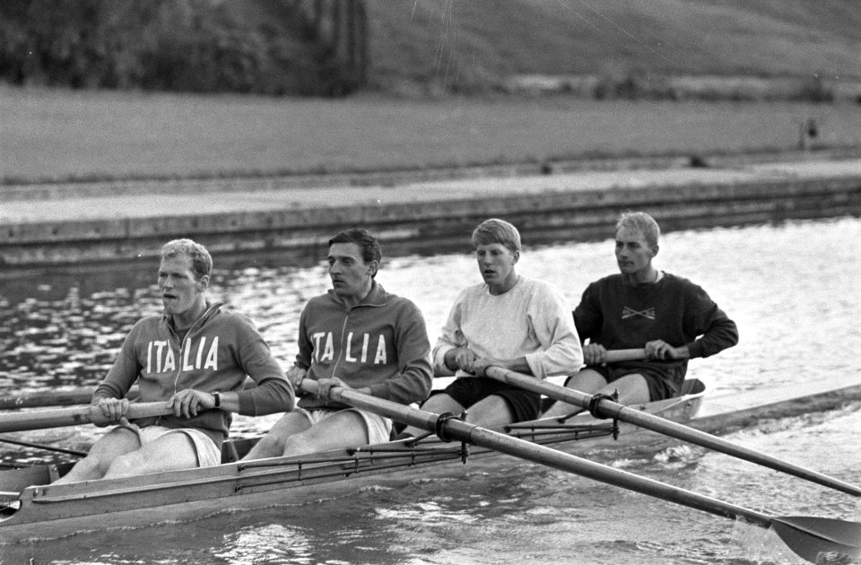 De Laga Njord combinatie, v.l.n.r. v. Nes , Suselbeek, Zitman, Werner, kampioen , Bestanddeelnr 921-5872