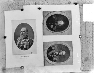 De koningen Willem I, Willem II en Willem III, Bestanddeelnr 905-5362
