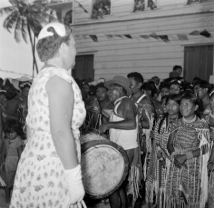De koningin met Indianen in Albina, Bestanddeelnr 252-4490