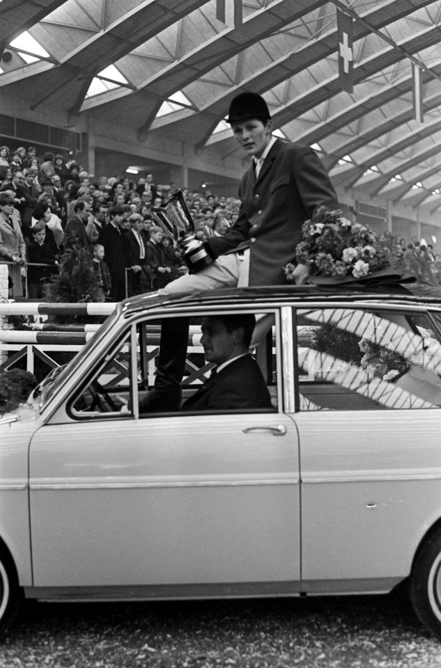 De Duitse springruiter Gerd Wiltfang, winnaar van de Grote Prijs van Amsterdam, Bestanddeelnr 918-3518