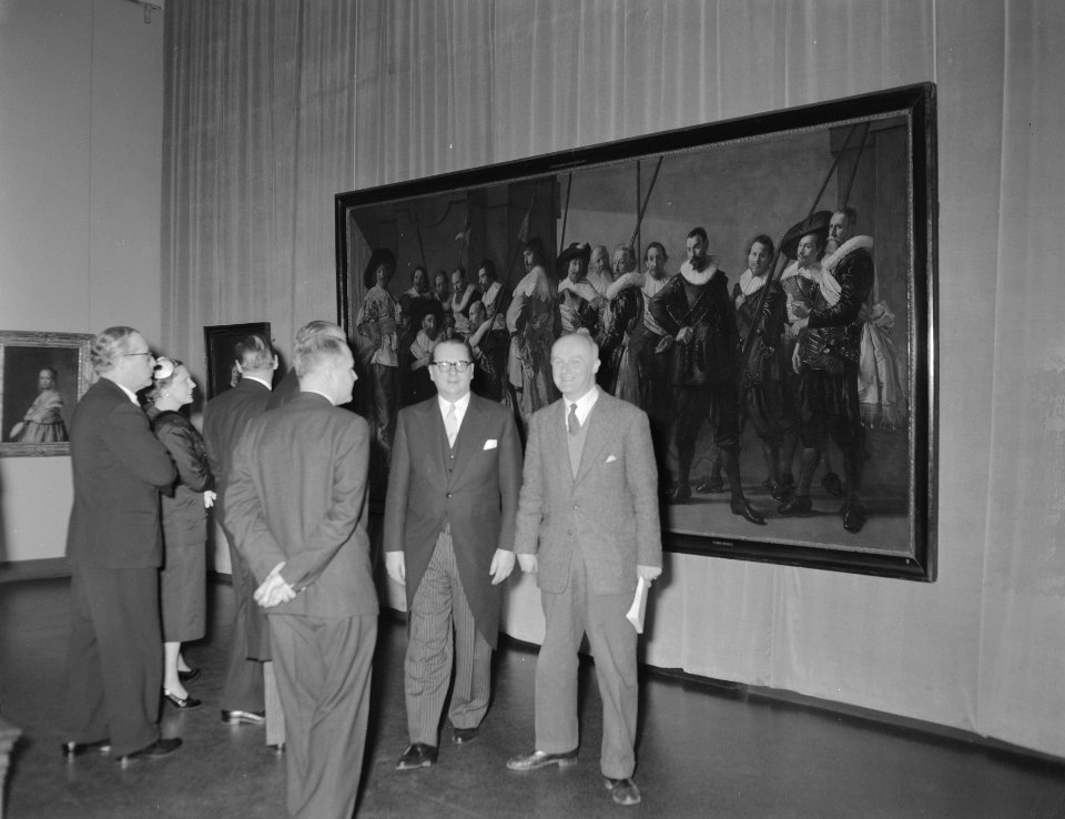 De Duitse minister van Buitenlandse Zaken, Heinrich von Brentano bezoekt het Rij, Bestanddeelnr 907-6310