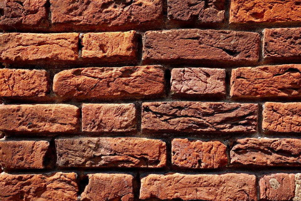 Red brick wall red brick building