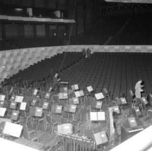 De Doelen te Rotterdam, overzicht orkestbak, Bestanddeelnr 919-1391